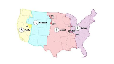 DOT to map out nation's time zones after report shows no official map ...