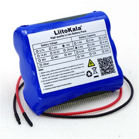 Liitokala New 12 V 2600 mAh lithium ion Battery pack Monitor CCTV ...