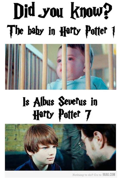 No, The Baby In Harry Potter 1 Is Not Albus Severus Potter In The Deathly Hallows: Part 2