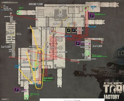 Escape Tarkov Customs Map