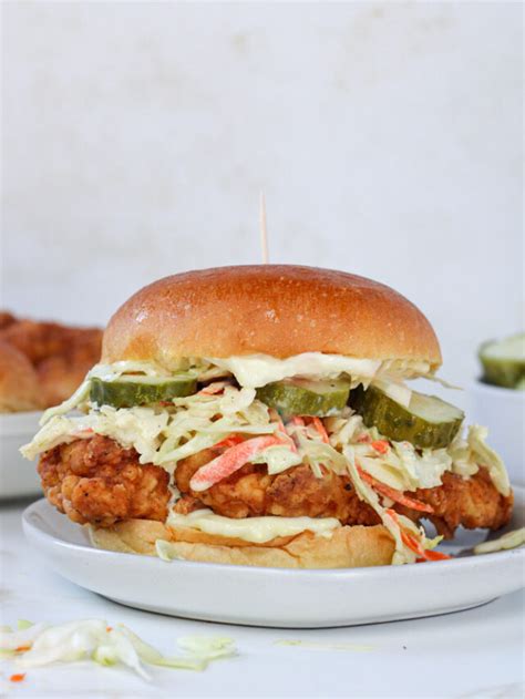 Fried Chicken Sandwich Recipe - The Midwest Kitchen Blog