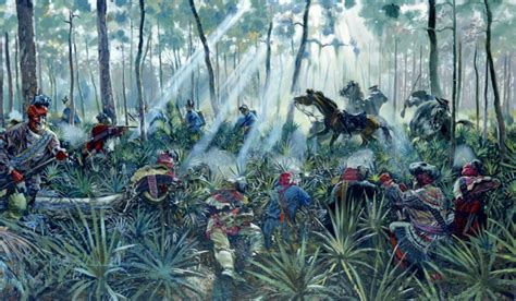 Indian combat in Florida American Indian Wars, American War, American ...