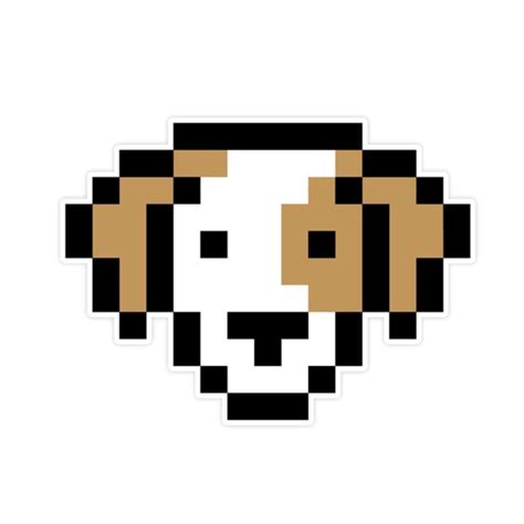 puppy pixel art grid Dog pixel art – brik - Pixel Art Grid