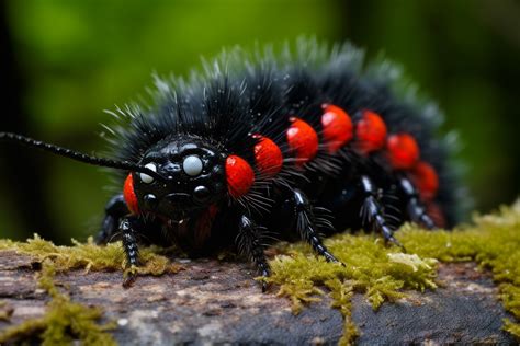 Identifying the Black and Red Fuzzy Caterpillar