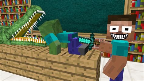 Monster school : BRAVE - Minecraft Animation - YouTube