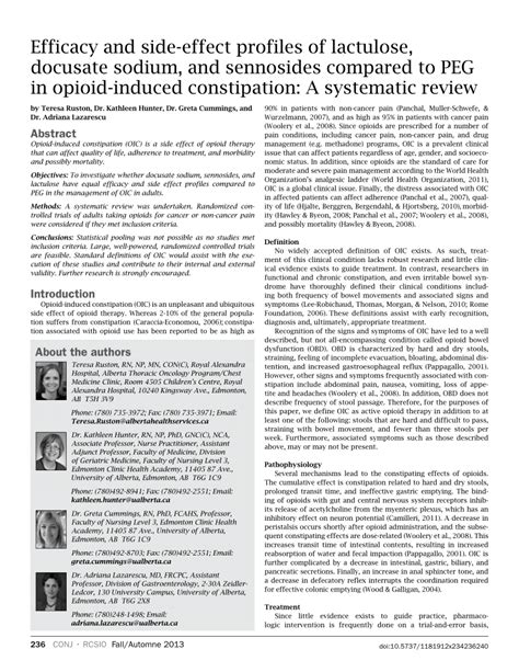 (PDF) Efficacy and side-effect profiles of lactulose, docusate sodium ...