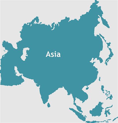 Europe And Asia Map Blank