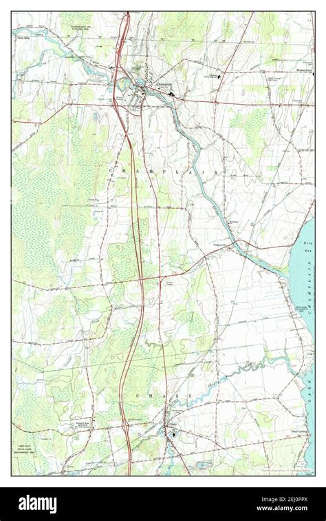 Champlain, New York, map 1966, 1:24000, United States of America by ...