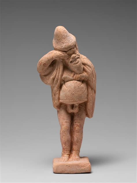 Terracotta statuette of an actor | Greek | Late Classical | The ...