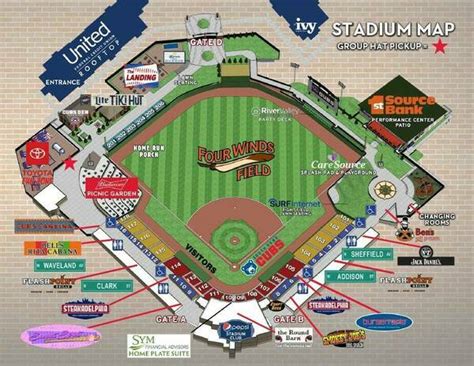 Cubs Park Seat Map | Elcho Table