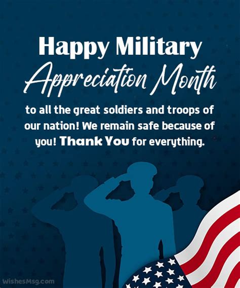 Military appreciation month wishes and quotes – Artofit