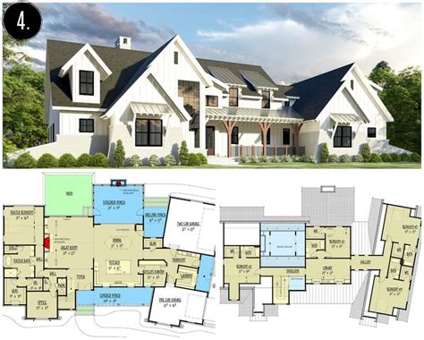 10 NEW Modern Farmhouse Floor Plans - Rooms For Rent blog | Farmhouse ...