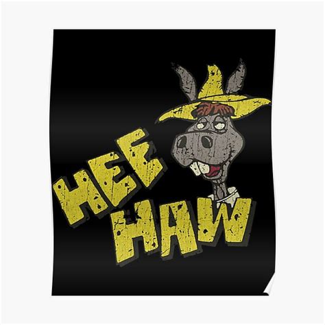 Hee Haw Donkey Posters | Redbubble