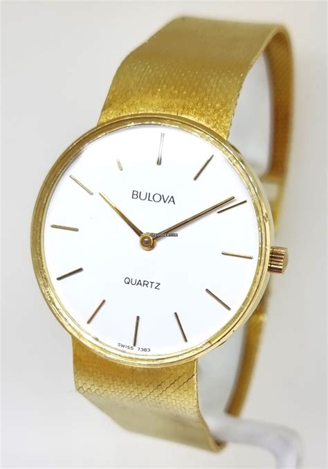 Bulova 14k gold vintage quartz for $4,592 for sale from a Seller on ...