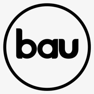 Bau Logo In Black With Black Oval Border - Bau Icon - Free Transparent ...