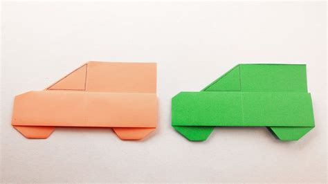 Paper car - easy origami | Origami car easy | Paper car origami - YouTube