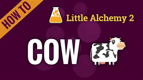 How To Make Cow In Little Alchemy 1 Step By Step - Draw easy