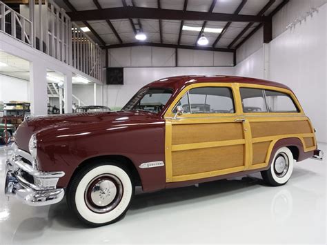 Body off Restored 1950 Ford Custom Deluxe Woody Wagon