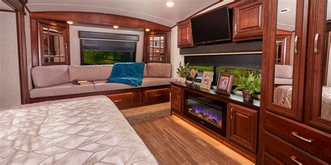 An extra-spacious bedroom | Kitchen storage space, Durable flooring, Rv ...