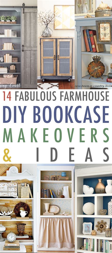 14 Fabulous Farmhouse DIY Bookcase Ideas & Makeovers - The Cottage Market