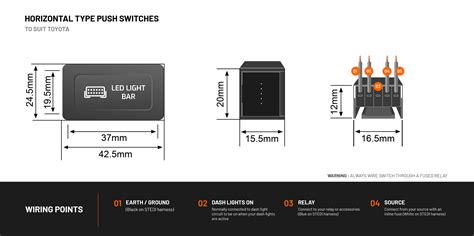 Horizontal Type Toyota Push Switch Wiring Diagram – STEDI