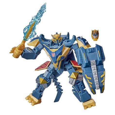 Transformers Cyberverse Deluxe Build-A-Figure Thunderhowl New Stock Images - Transformers News ...