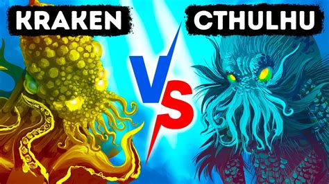 Kraken vs. Cthulhu: ¿quién es la leyenda número uno de los monstruos ...