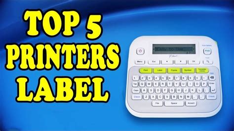 Top 5 Best Label Printers In 2022 | Label printer, Library labels, Labels