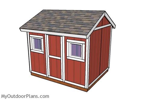 8x10 Shed Plans | Free PDF Download | MyOutdoorPlans