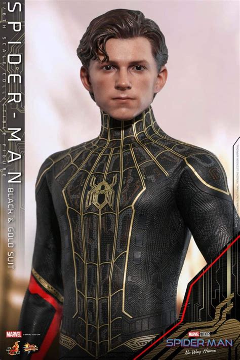 ‘Spider-Man 3’: New Look At Tom Holland’s Black And Gold Suit - Heroic ...