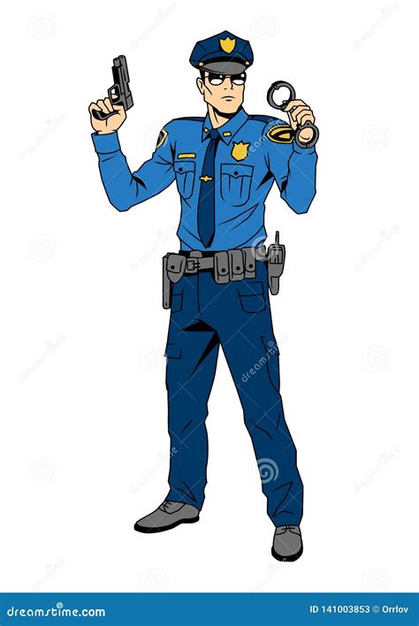 Handcuffs Set Cartoon Vector | CartoonDealer.com #63557575