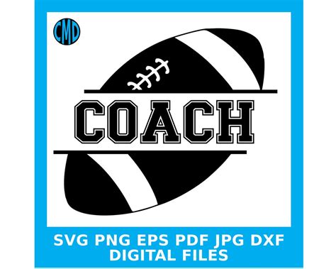 Football Coach Svg Coach Appreciation Football Svg Coach - Etsy