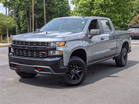 Pre-Owned 2019 Chevrolet Silverado 1500 Custom Trail Boss 4×4 Crew Cab ...