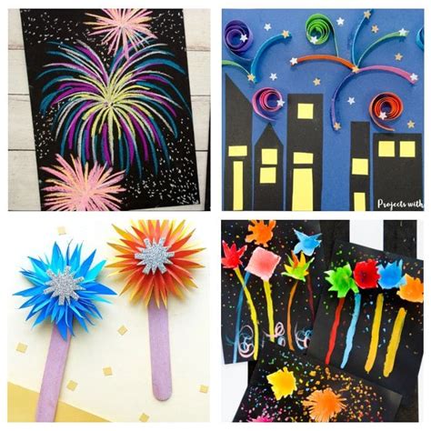 How To Paint Fireworks For Kids