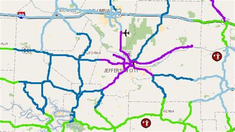 Snow and road conditions across mid-Missouri