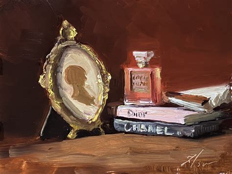 Chanel Perfume Bottle Vanity - Kelli Folsom Fine Art