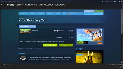 Steam Tutorial: how to buy Minecraft on Steam - YouTube