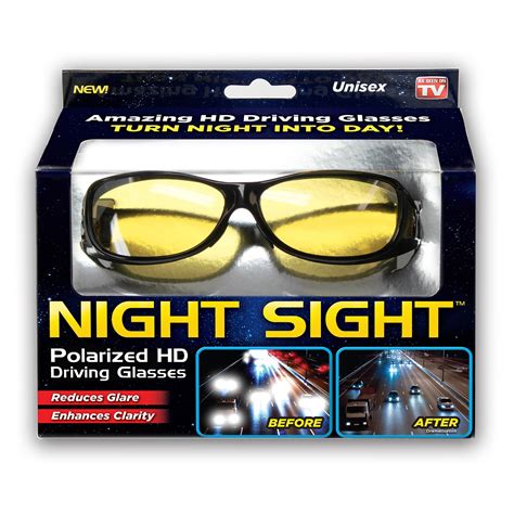 As Seen on TV Night Sight Polarized HD Night Vision Glasses - Walmart.com