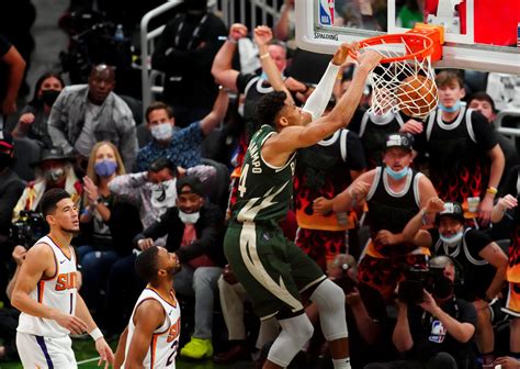 Giannis, Bucks get boost at home, rout Suns in Game 3 of NBA Finals ...