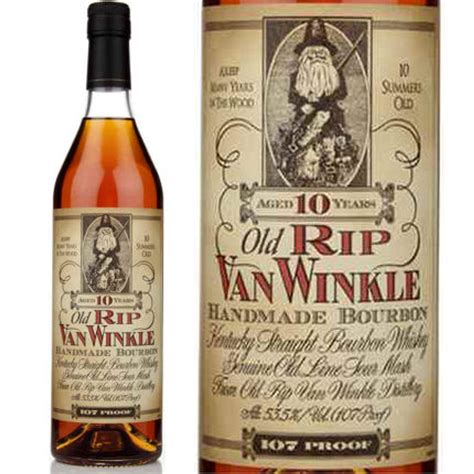 Old Rip Van Winkle 10 Year Old Bourbon Whiskey 750ml