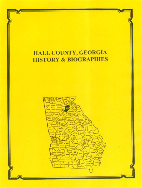 Hall County, Georgia History and Biographies - Mountain Press and Southern Genealogy Books