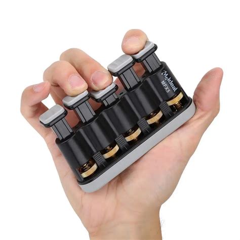 Guitar Finger Exerciser Variable Hand Finger Strength Tension Exerciser Grip Trainer for Piano ...