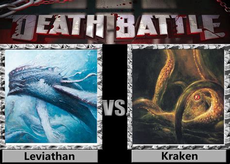 Death Battle - Leviathan VS Kraken by a1236gh on DeviantArt