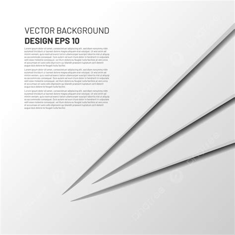 White Paper Vector Background Layer With Space For Text And Message Design Of Modern Artwork ...