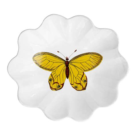 Deep Yellow Butterfly Platter