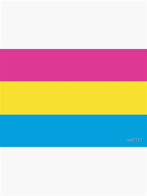 "Pansexual Pride Flag" Sticker by red7717 | Redbubble