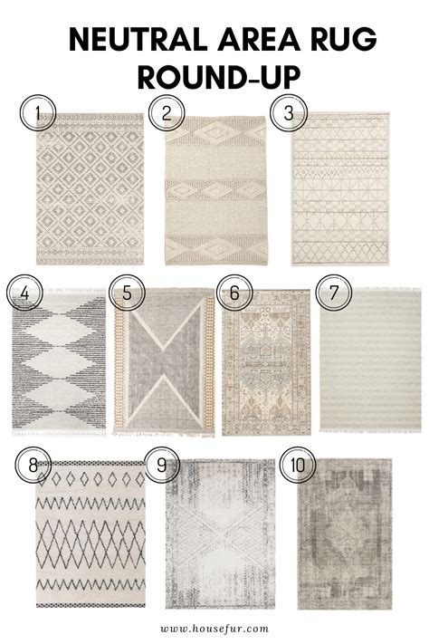 10 Cozy Neutral Area Rugs - House Fur