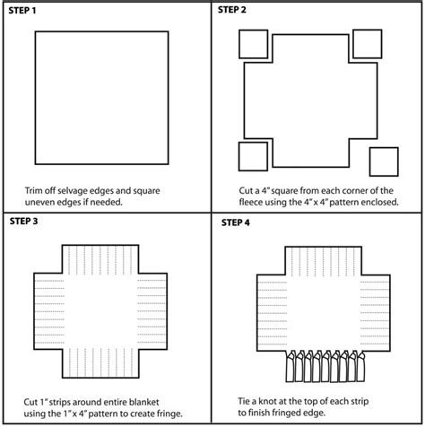 How to Make Tie Fleece Blankets: 29 Tutorials | Guide Patterns