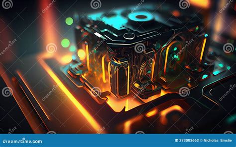 High Tech Digital Background Wallpaper Stock Illustration ...