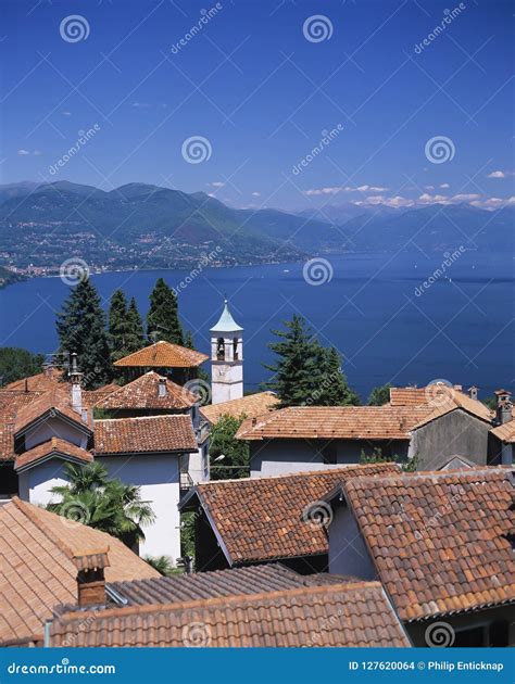 STRESA, LAKE MAGGIORE. ITALY Stock Photo - Image of horizon, mountain: 127620064